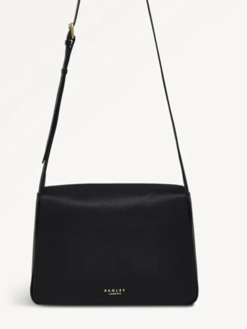 Radley London Westwell Lane Large Flapover Crossbody Bag Black
